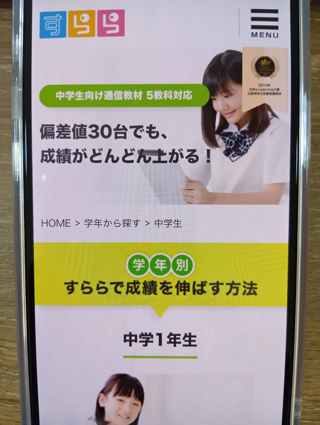 すらら|不登校・発達障害の中学生にもおすすめの無学年教材
